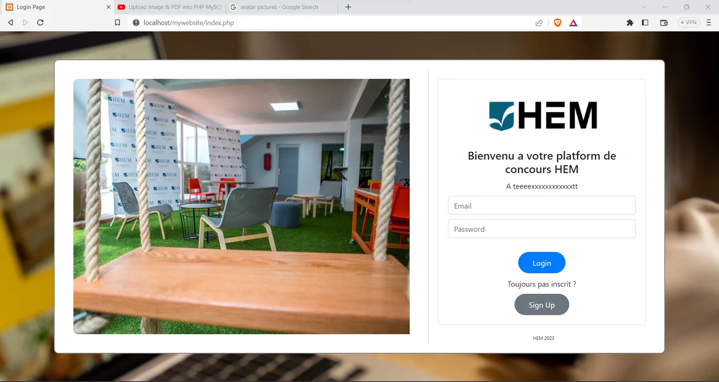 Login Page