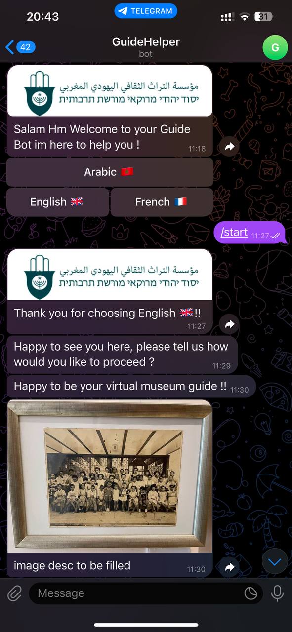 Telegram Bot Interaction