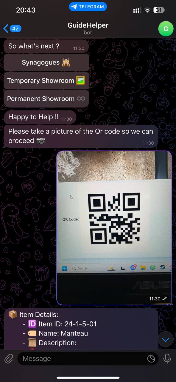 Telegram Bot Interaction