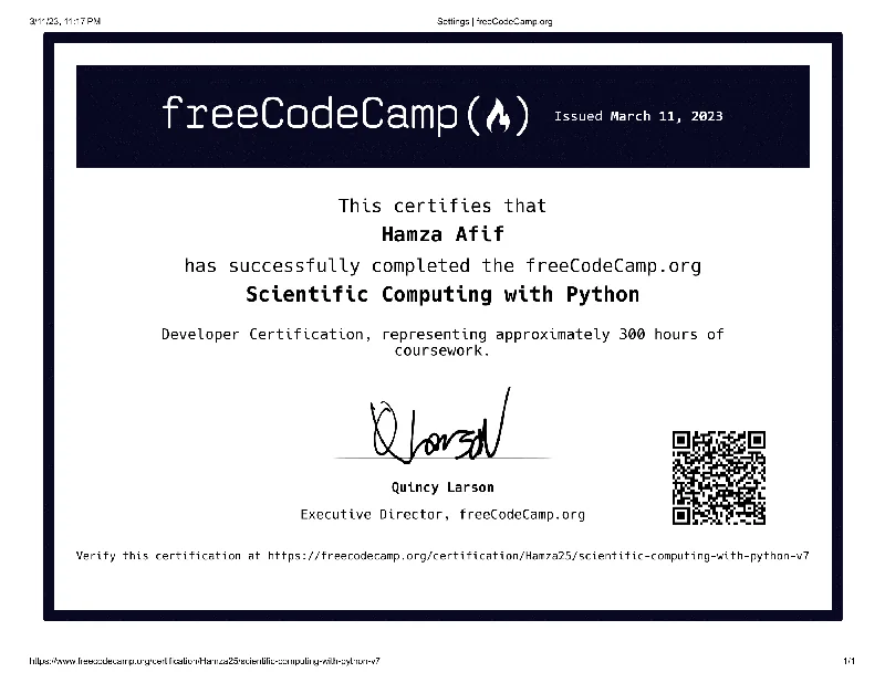 Scientific Computing with Python