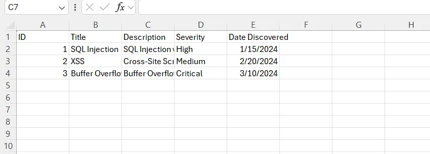 Querying Database