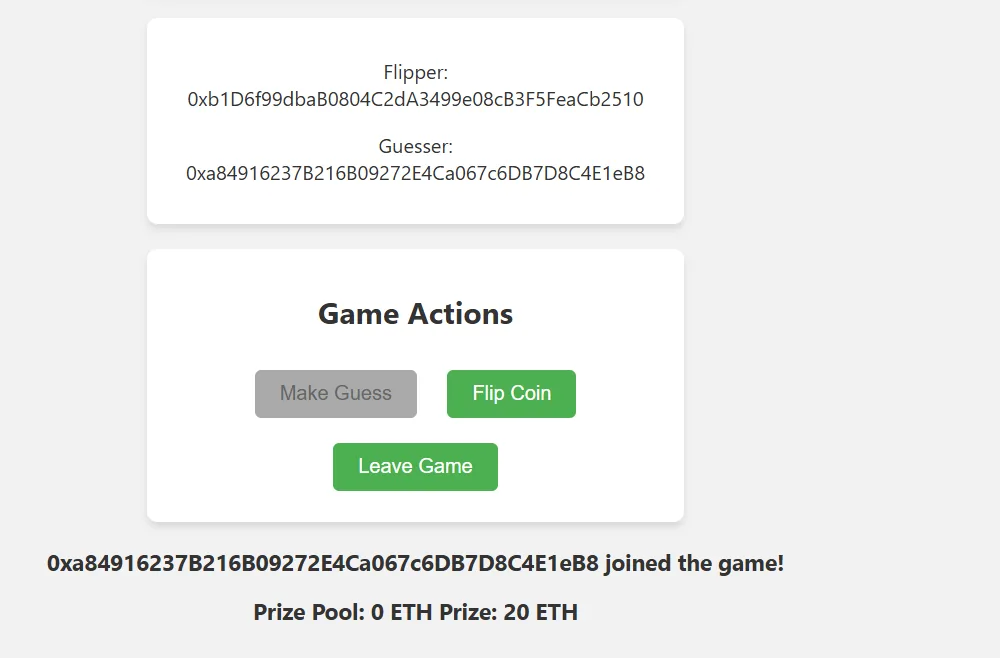 Player 2 Joined and Is the Guesser