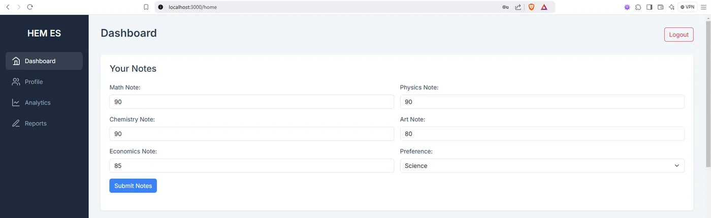 Project Screenshot 2